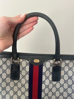 Gucci Ophidia Boston Leather Tote Bag